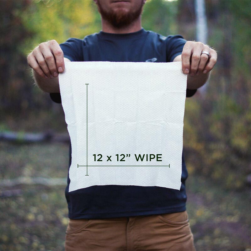 Nature's Refresh: Camping Body Wipes - Biodegradable, Large, and Cool