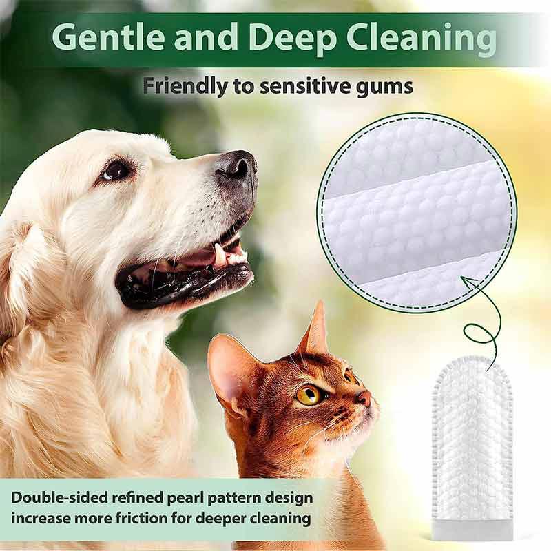Wholesale Dental Care Finger Wipes for Dogs and Cats, Teeth Cleaning Wipes