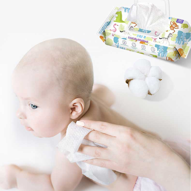 Wholesale Plastic Free Baby Wipes for Sensitive Newborn Skin 