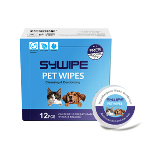 Push Clean Deodorizing Pet Wipes for Dogs and Cats
