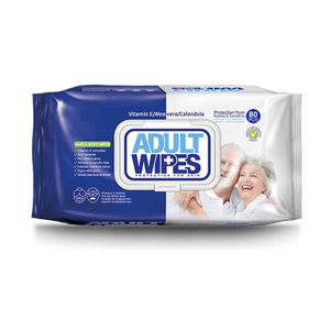 Wholesale 80Pcs Extra Large Flushable Wet Wipes for Adult Elderly 
