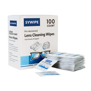  The Safety Director Lens Wipes Anti Static Anti Fog Individually Wrapped 100pcs