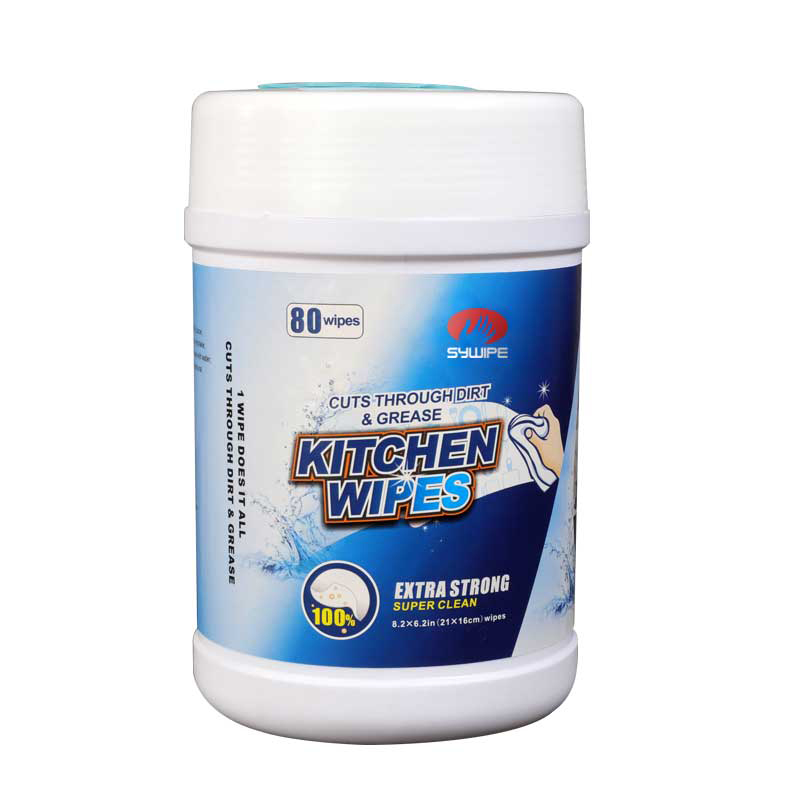 OEM Household Degreaser Wipes Kitchen Cleaning Wipes, 80 Pcs