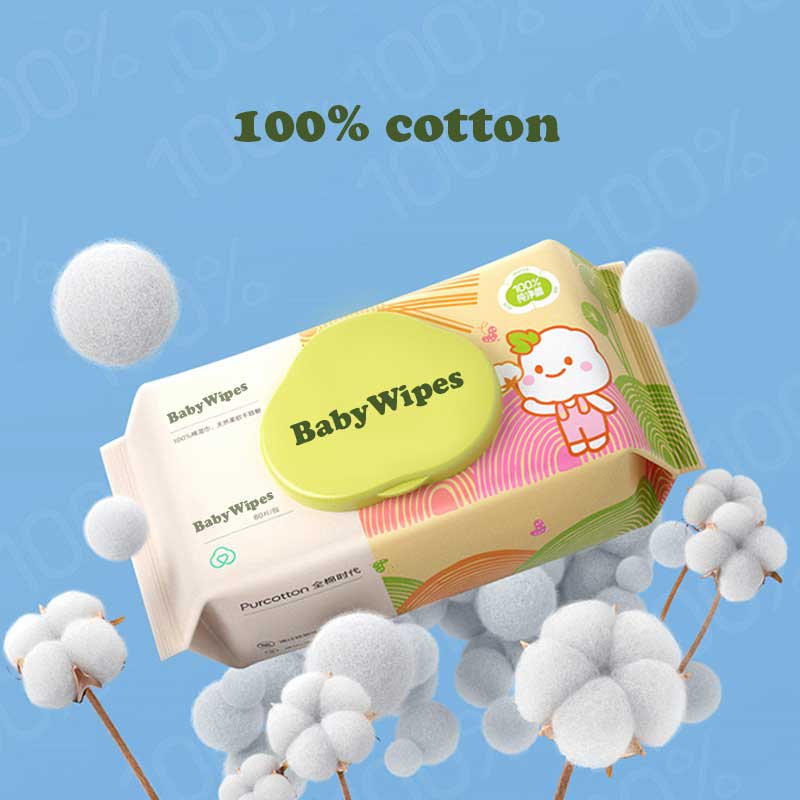 Latest Cotton Baby Wipes Factory Price Biodegradable Care Wipes