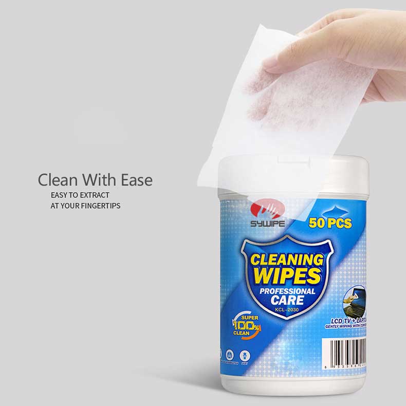 50 Anti-Static Electronic Screens Cleaning Wipes For Laptop, Phone