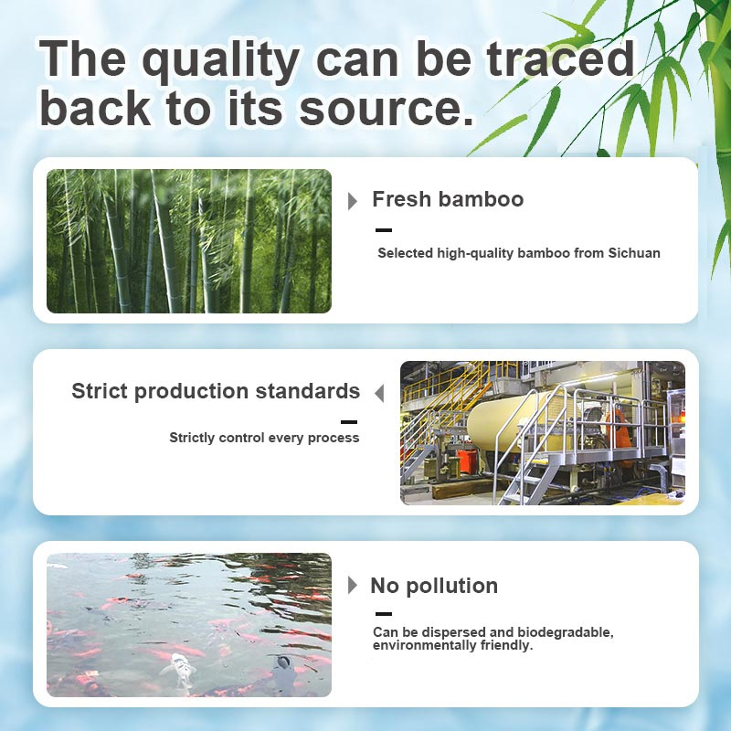 Bamboo Wet Tissue Biodegradable Bamboo Wet Toilet Paper