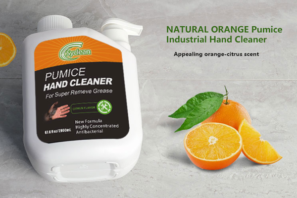 How does pumice hand soap clean hands