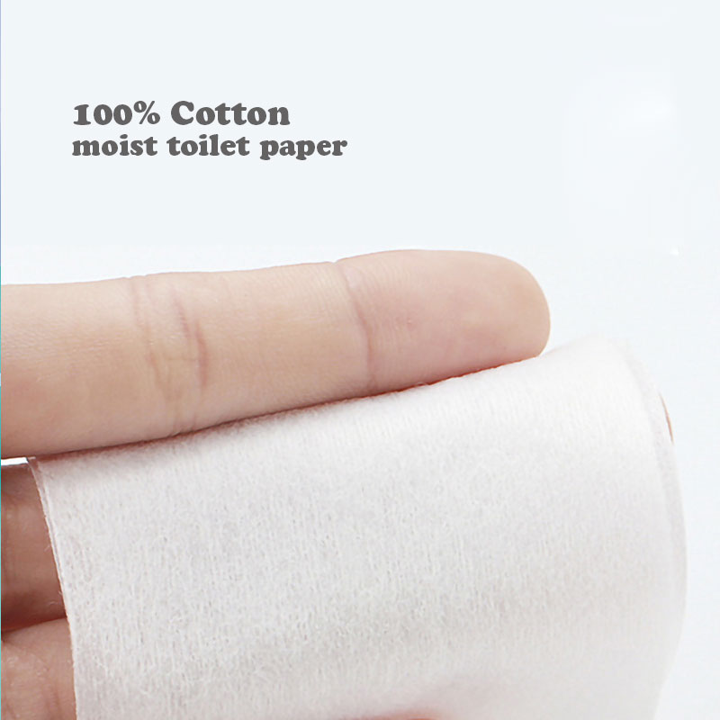 Household Cotton Adult Flushable Clean Toilet Moist Paper Wholesales