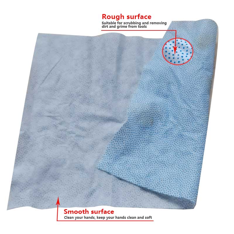 OEM Tough Plus Wipes ,with Scrubbing Beads, Multi-Surface Hand Wipes
