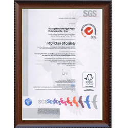 SGS-1 Certificate