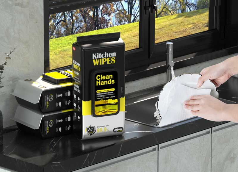 Newest Kitchen Counter Wet Wipes Manufacturer & Supplier-Sywipe