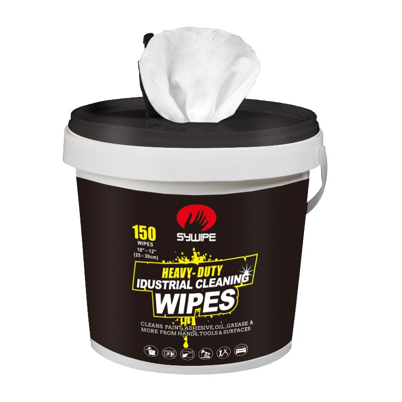 Hand towels heavy duty cleaning wipes industrial size 150 wipes per tub