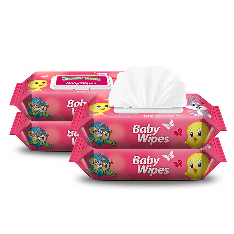 OEM Natural Plant Fiber Unscented Wipes Biodegradable Baby Water Wipes
