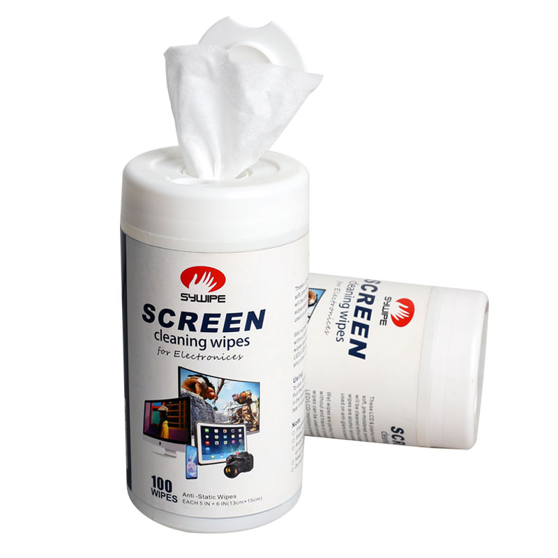 OEM Computer Screen Cleaner Wipes Electronics Screen Wipe 100 Count