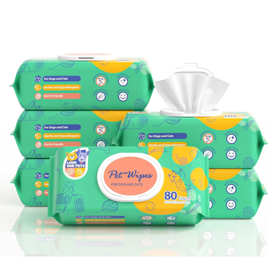 Dog Cleaning Wipes Deodorizing Cat Bath Wipes Sywipe