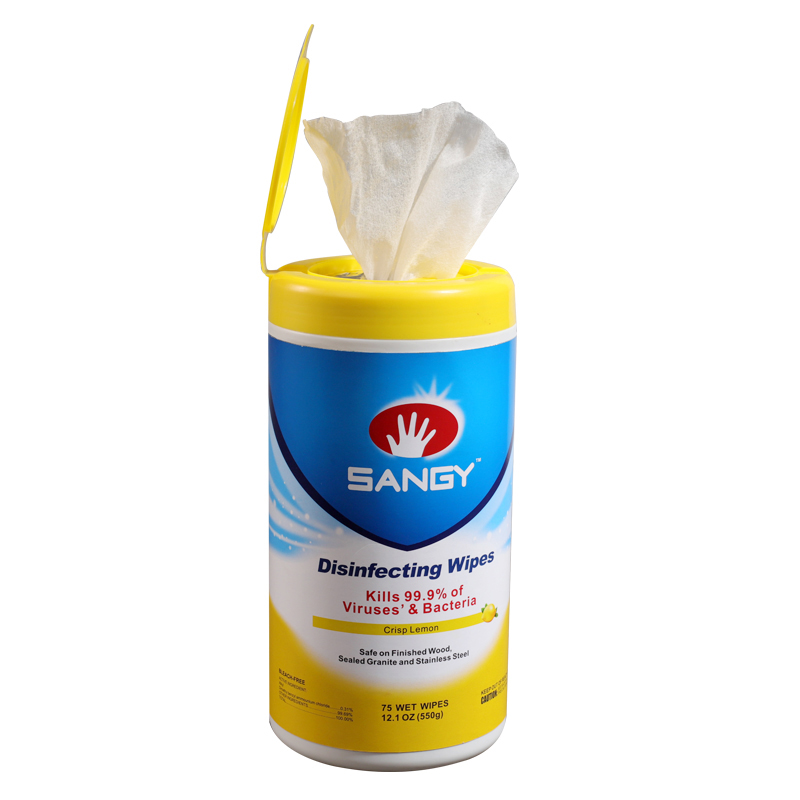 Antibacterial Wipes 75 Pcs Alcohol Free Hand Sanitizing Wipes 