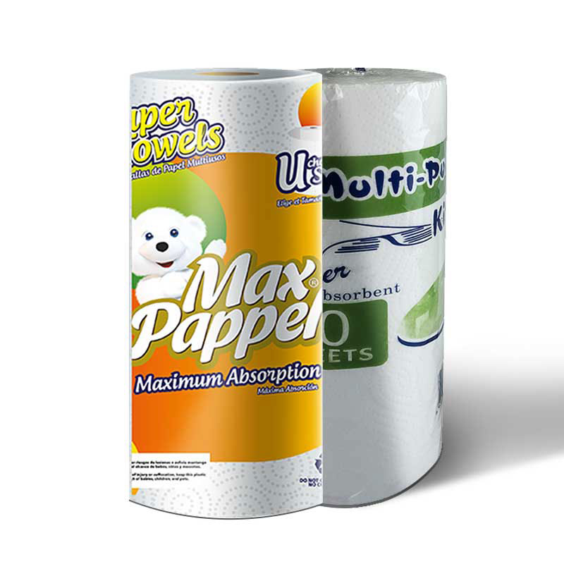 Kitchen Paper Oil Absorbing Paper Cooking Paper Towel Absorbent Paper for Kitche, White