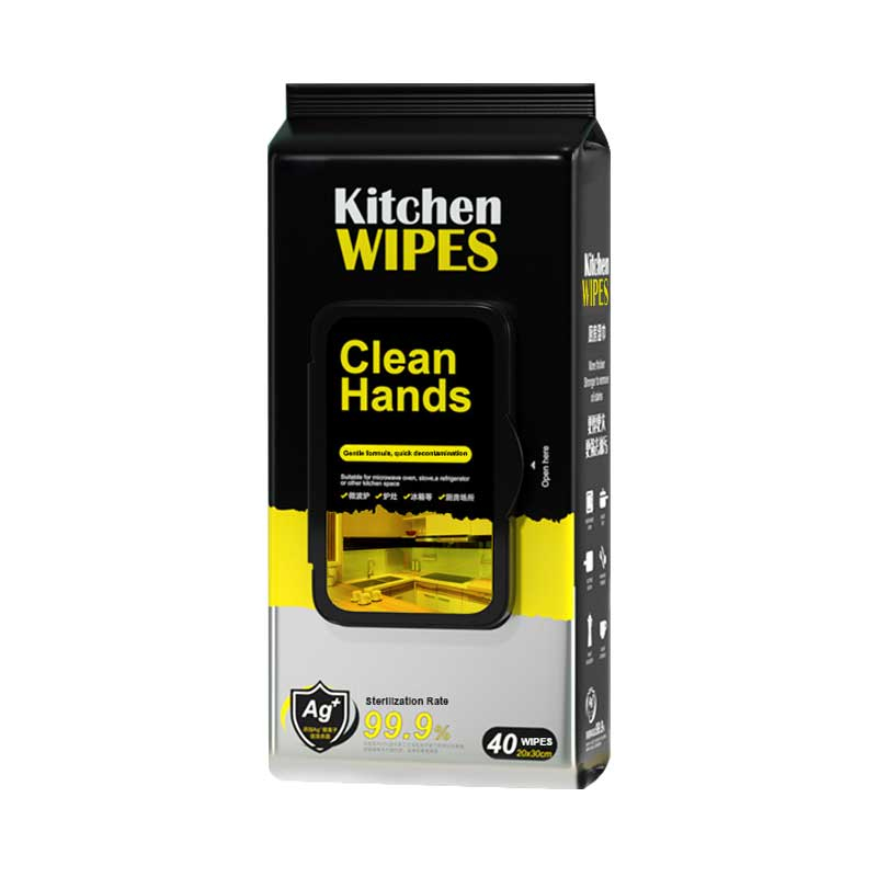 Kitchen Wipes 80pcs Per Pack, Disposable Cloths For Oil And Dust